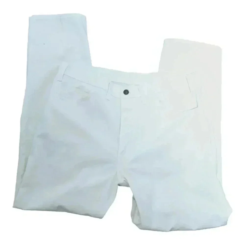Levi's cream cotton sta-prest vintage big E jeans 1970's